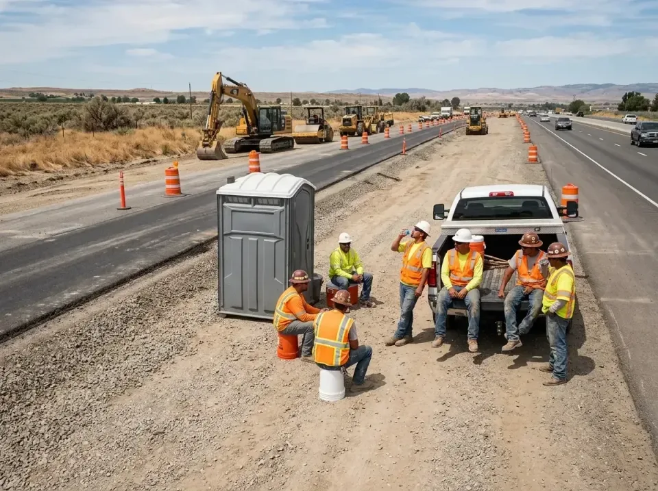 highway-road-construction-crew-007 — frequently asked questions, Porta Potty and Restroom Rentals in Scottsbluff, NE